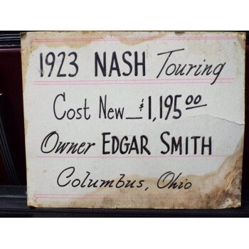 1923 Nash Other Nash Models