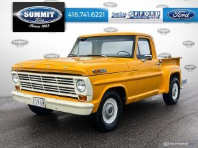 1968 Ford F100 2WD Regular Cab for sale 102021622