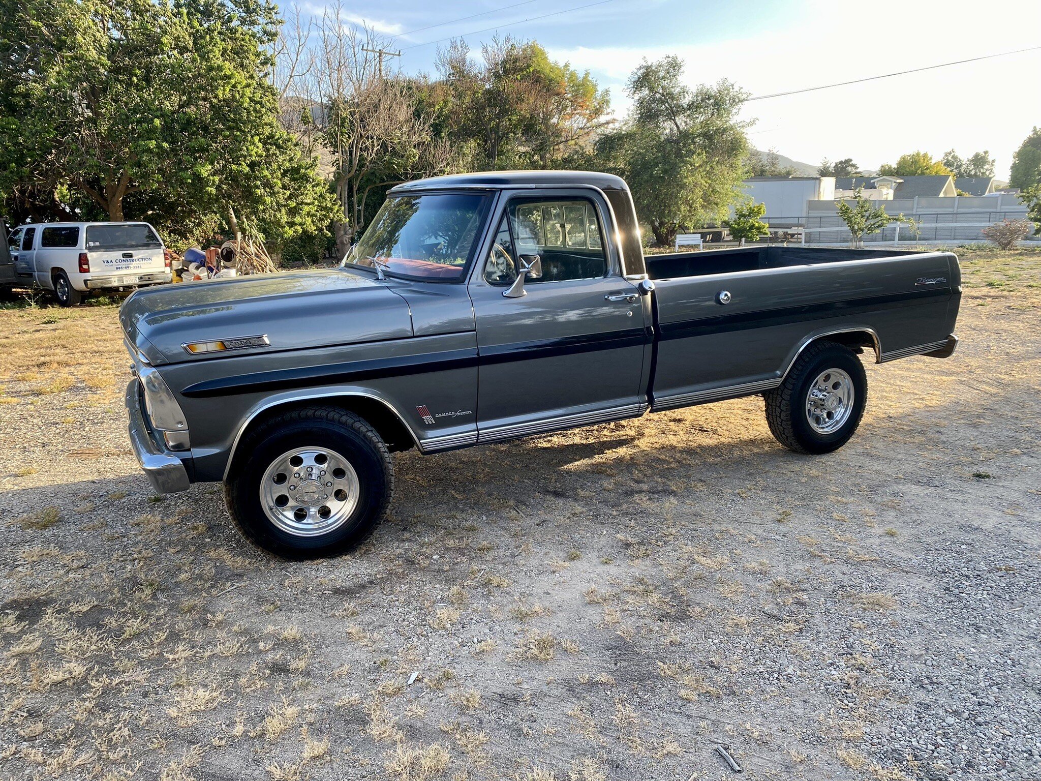 for 1973 Ford F250 Truck Crew Cab 2WD 08-Dark Green Carpet 4 Speed Manual Trans 
