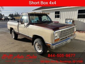 1984 Dodge D/W Truck 4x4 Regular Cab for sale 101981002