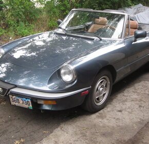 1987 Alfa Romeo Spider Classics For Sale Classics On