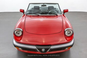 1987 Alfa Romeo Spider Veloce