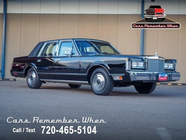 1987 Lincoln Town Car Classic Cars for Sale Classics on Autotrader