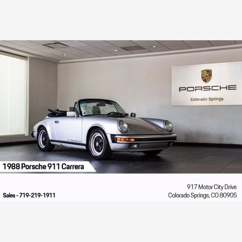 1988 Porsche 911 for sale near Colorado Springs, Colorado 80905 - Classics on Autotrader 1988 Porsche 911 for sale near Colorado Springs, Colorado 80905 - Classics on Autotrader