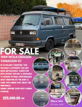 1990 Volkswagen Vanagon Camper for sale 102023737