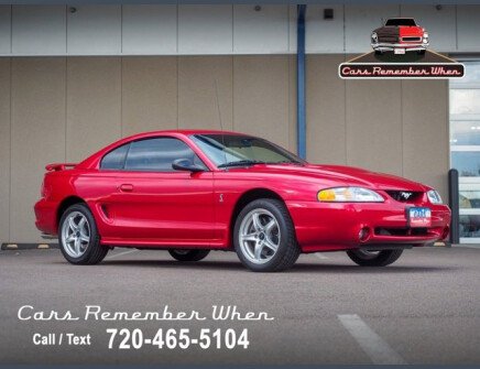 Photo 1 for 1998 Ford Mustang Cobra Coupe