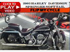 Thumbnail Photo 0 for 2003 Harley-Davidson Softail Springer Anniversary