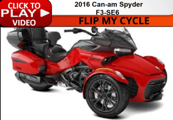 2016 Can-Am Spyder F3