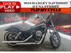 Thumbnail Photo 0 for 2016 Harley-Davidson Dyna Street Bob