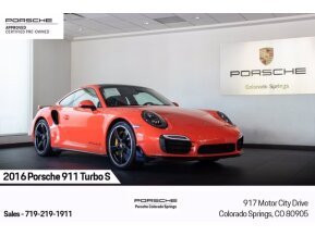 2016 Porsche 911 Turbo S for sale 101621859