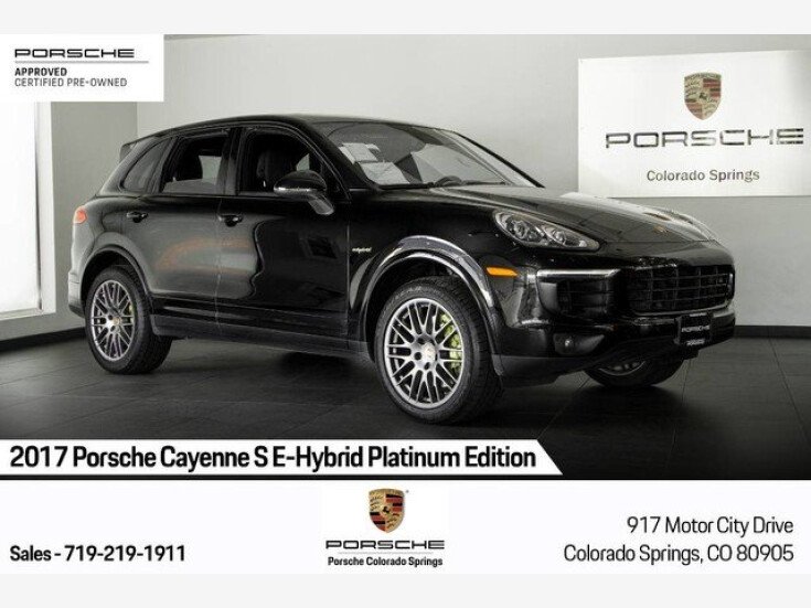 2017 Porsche Cayenne S E Hybrid For Sale Near Colorado
