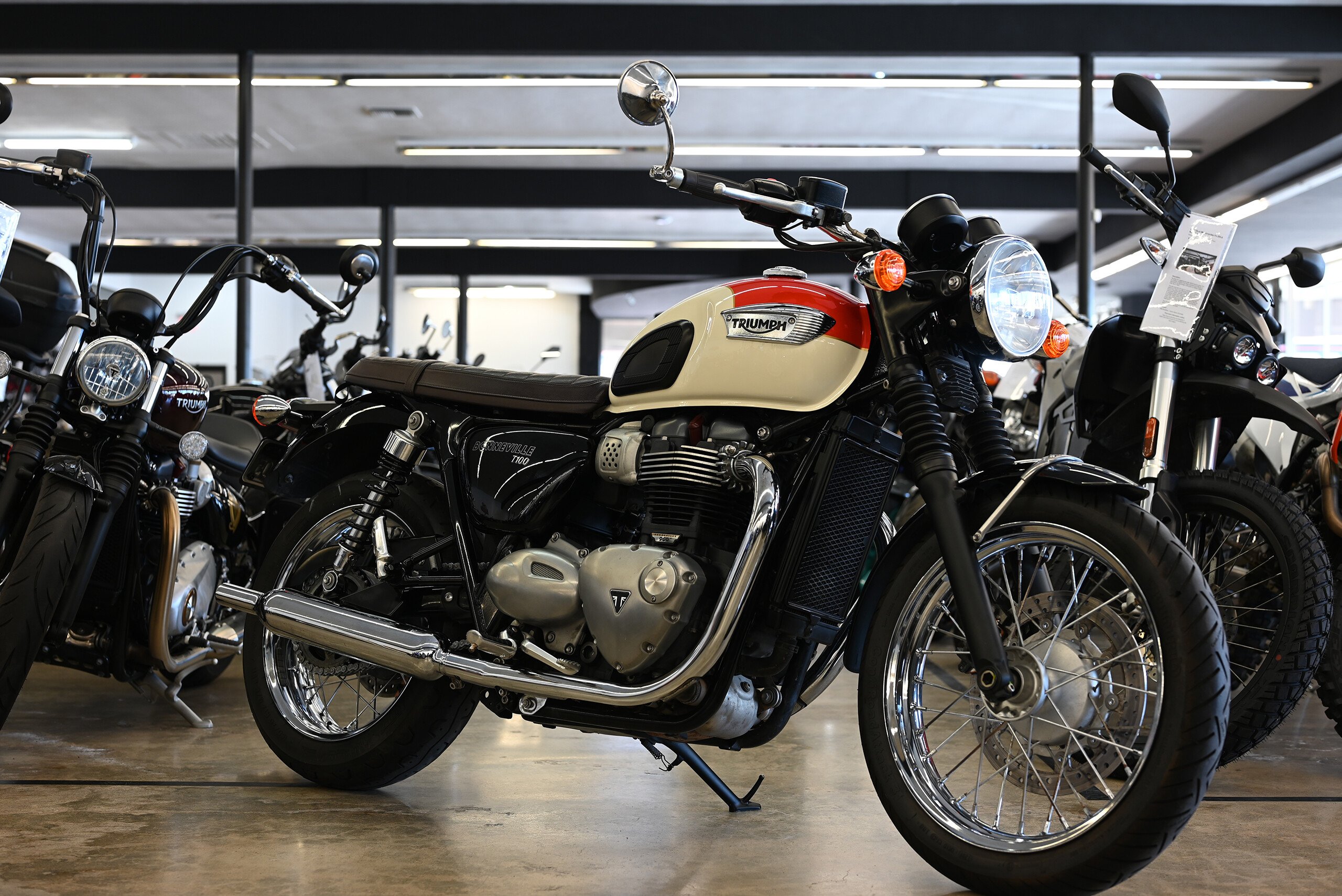 Triumph bonneville t100 store for sale near me