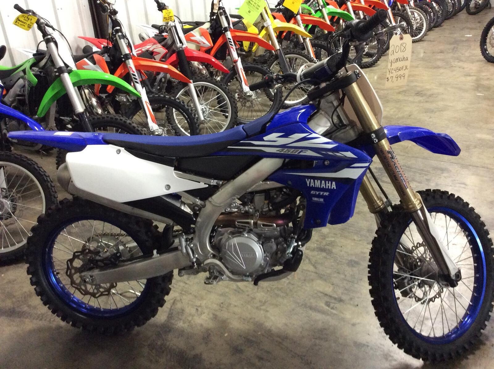 2018 Yamaha YZ450F Motorcycles for Sale 