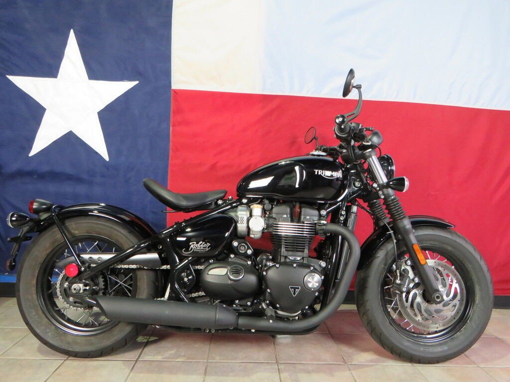 triumph bonneville bobber black for sale