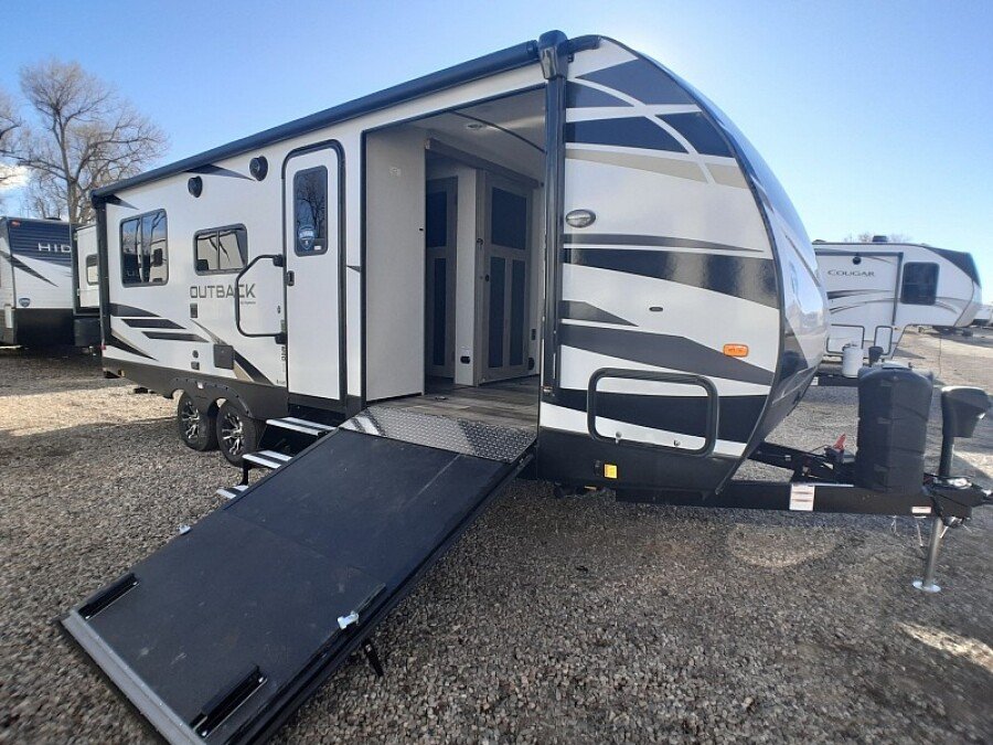 keystone outback rear living travel trailer