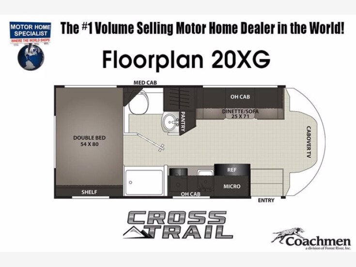Photo for New 2022 Coachmen Cross Trail 20XG