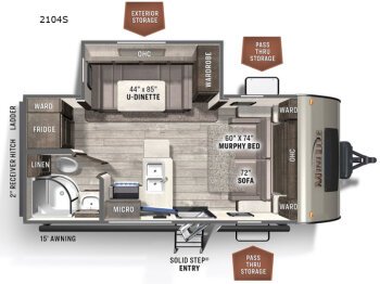 2022 Forest River Rockwood 2104S