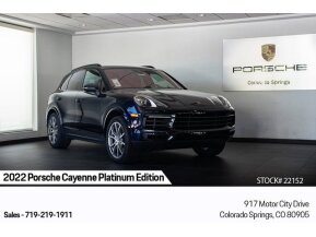 2022 Porsche Cayenne Platinum Edition for sale 101757220