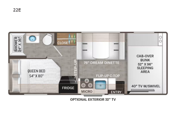 New 2023 Thor Chateau 22E