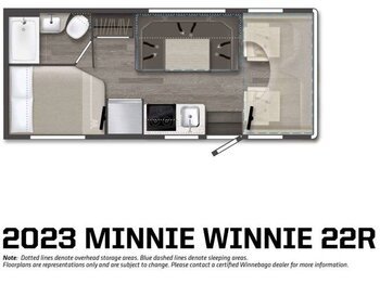 New 2023 Winnebago Minnie Winnie 22R