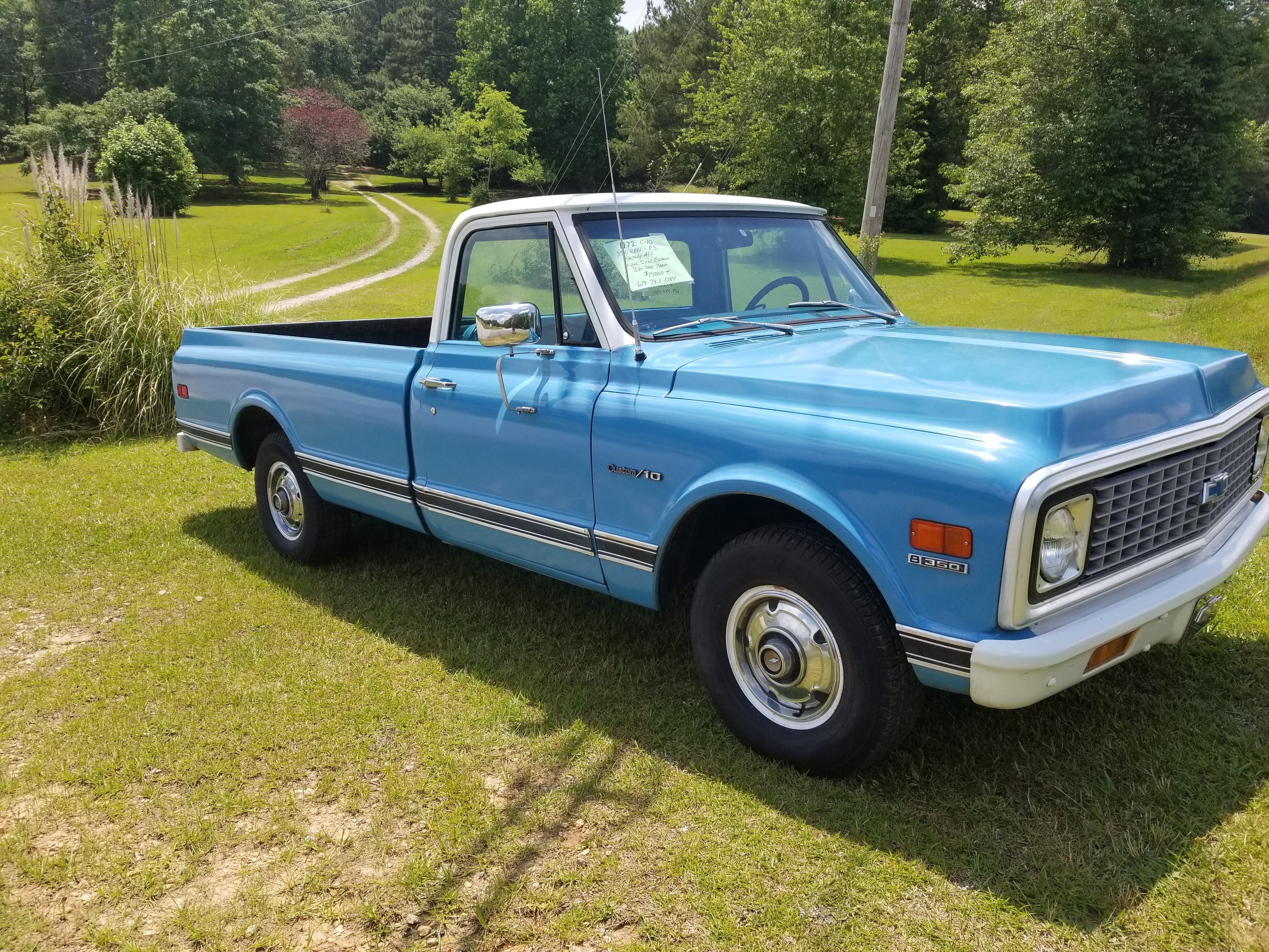 1972 Chevrolet C/K Truck Custom Deluxe for sale near Fayetteville ...