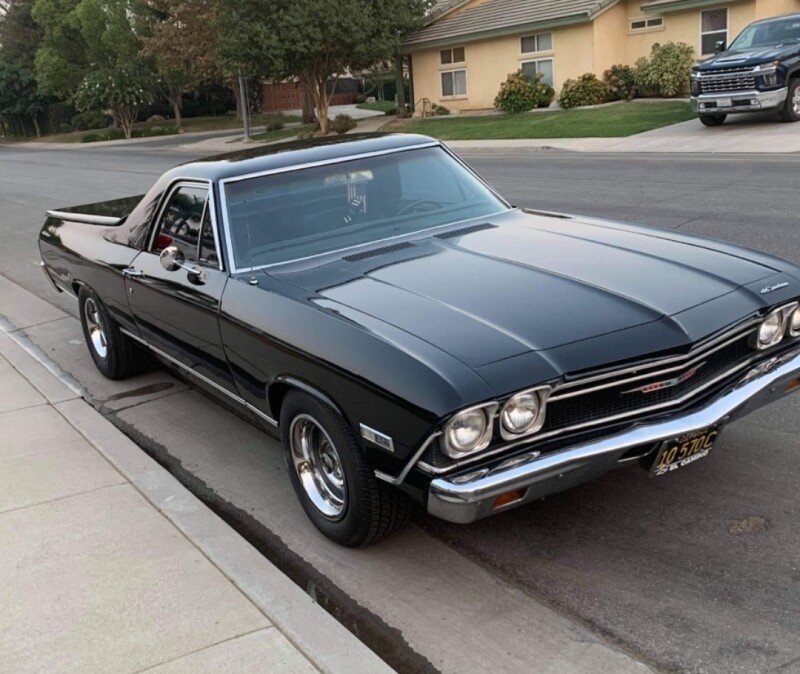 1968 Chevrolet El Camino V8 For Sale Near Roseville California 95678 Classics On Autotrader