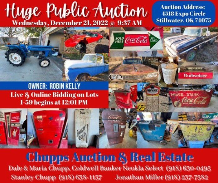 Public Estate Auction Classic Cars, Trucks, Collectibles, Memorabilia