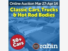 Rabin Worldwide Auctions Presents Public Auction of Entire Classic Car & Parts Collection!