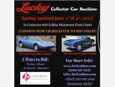 Lucky Collector Car Auctions Presents 2023 Spring Classic