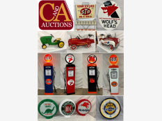 Automobilia, Petrolinia & Advertising Auction - Live Event with Online Bidding