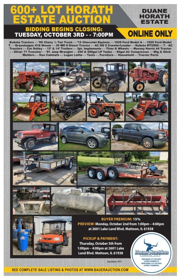 Trailers Online Auctions - 15 Lots