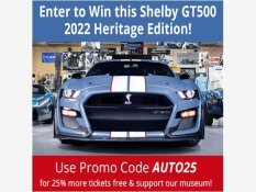 Shelby American Collection presents WIN this 1-of-1 2022 Shelby Mustang GT500 Heritage Edition PLUS $25,000!!