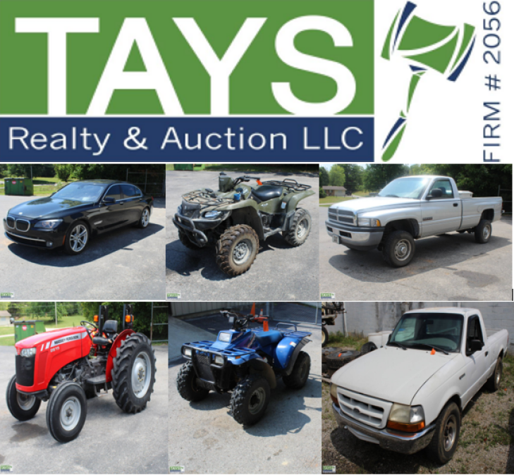 ONLINE ABSOLUTE AUCTION TRACTORS VEHICLES IMPLEMENTS Cookeville