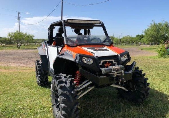 50 Caliber Racing Black Polaris RZR Door fit XP900 900 800 800s 2012 2011 2010 c